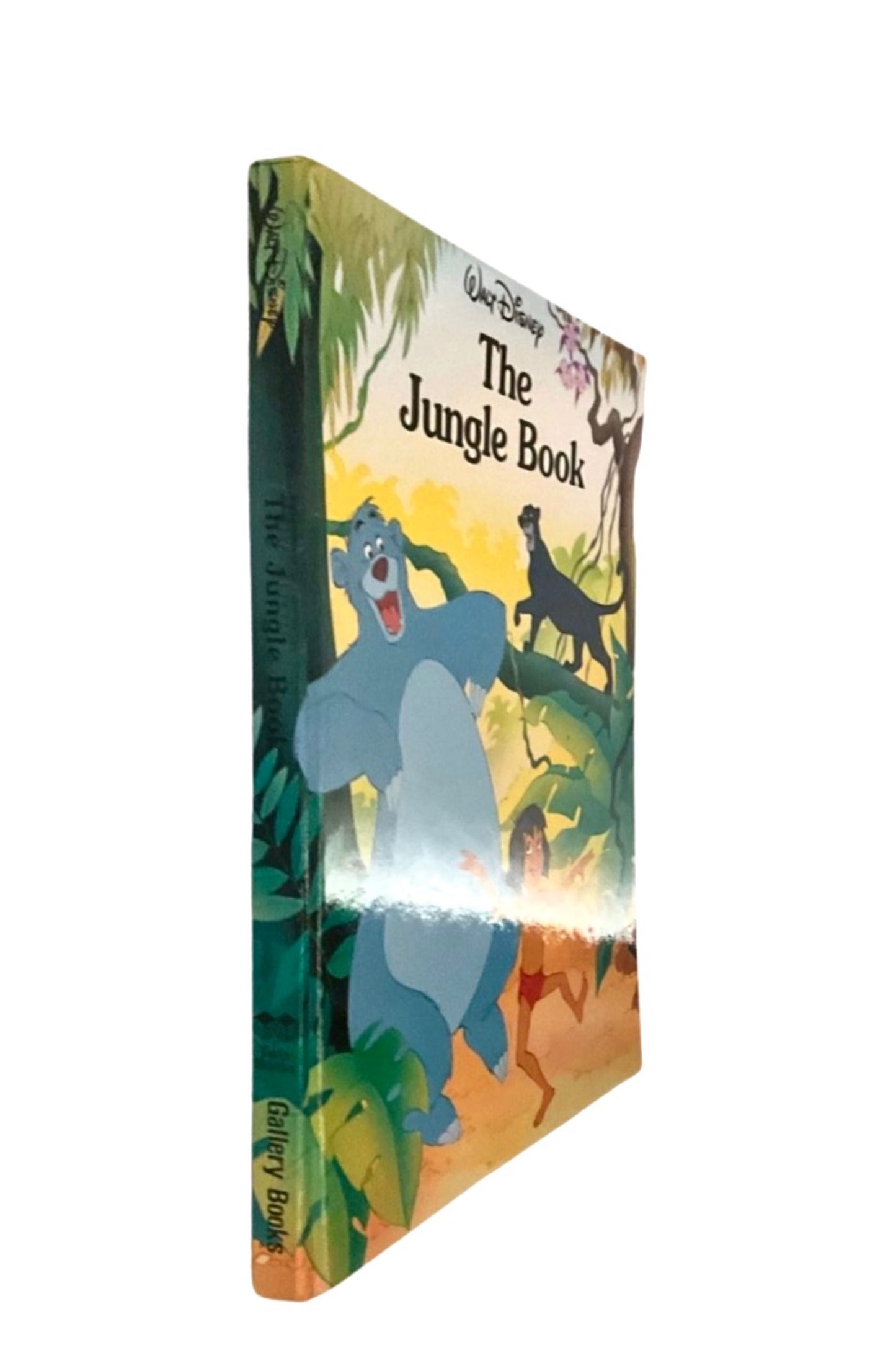 'The Jungle Book', angled sideways with characters in a jungle scene