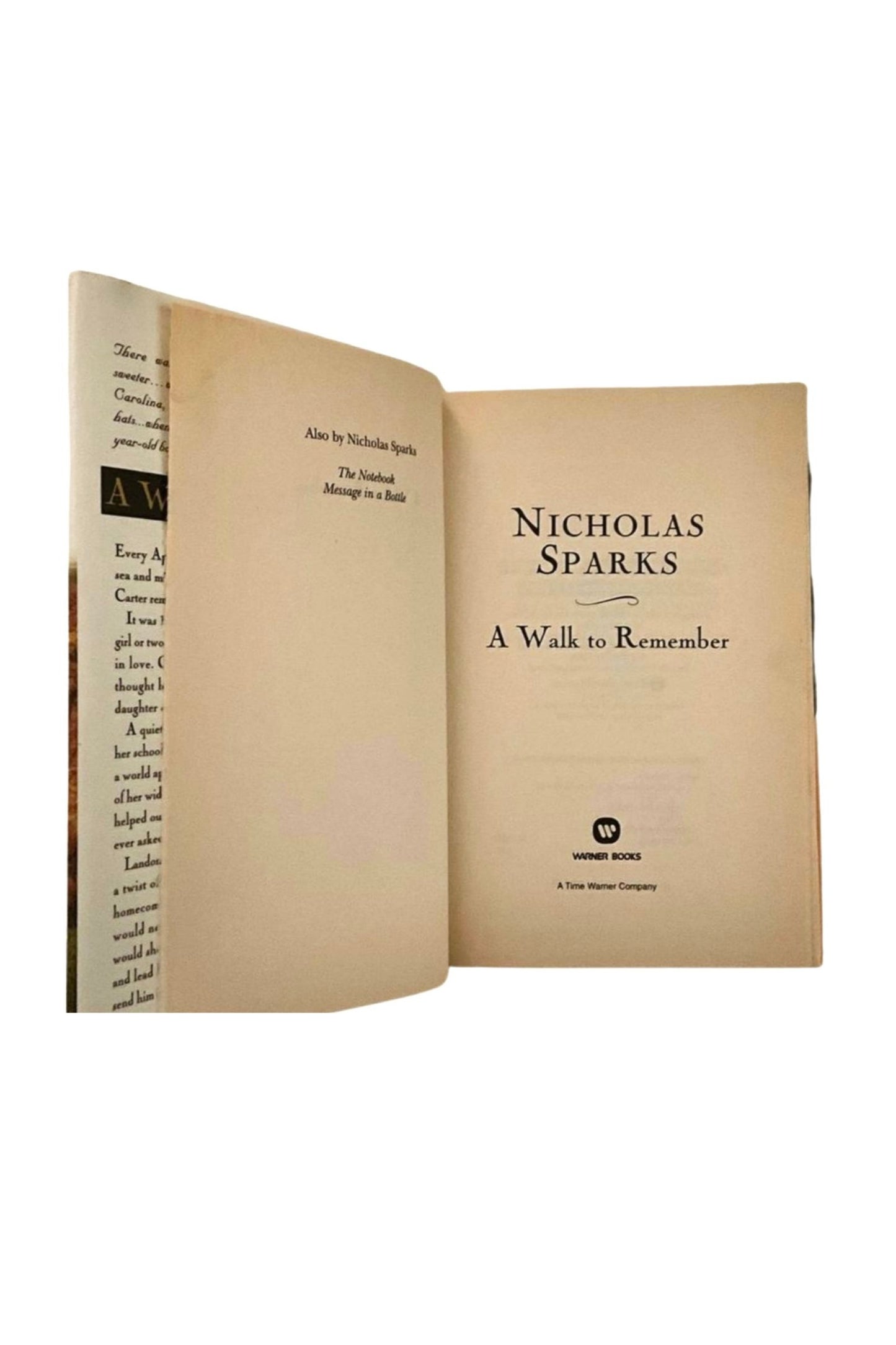 A Walk to Remember, 1999 First Edition HCDJ