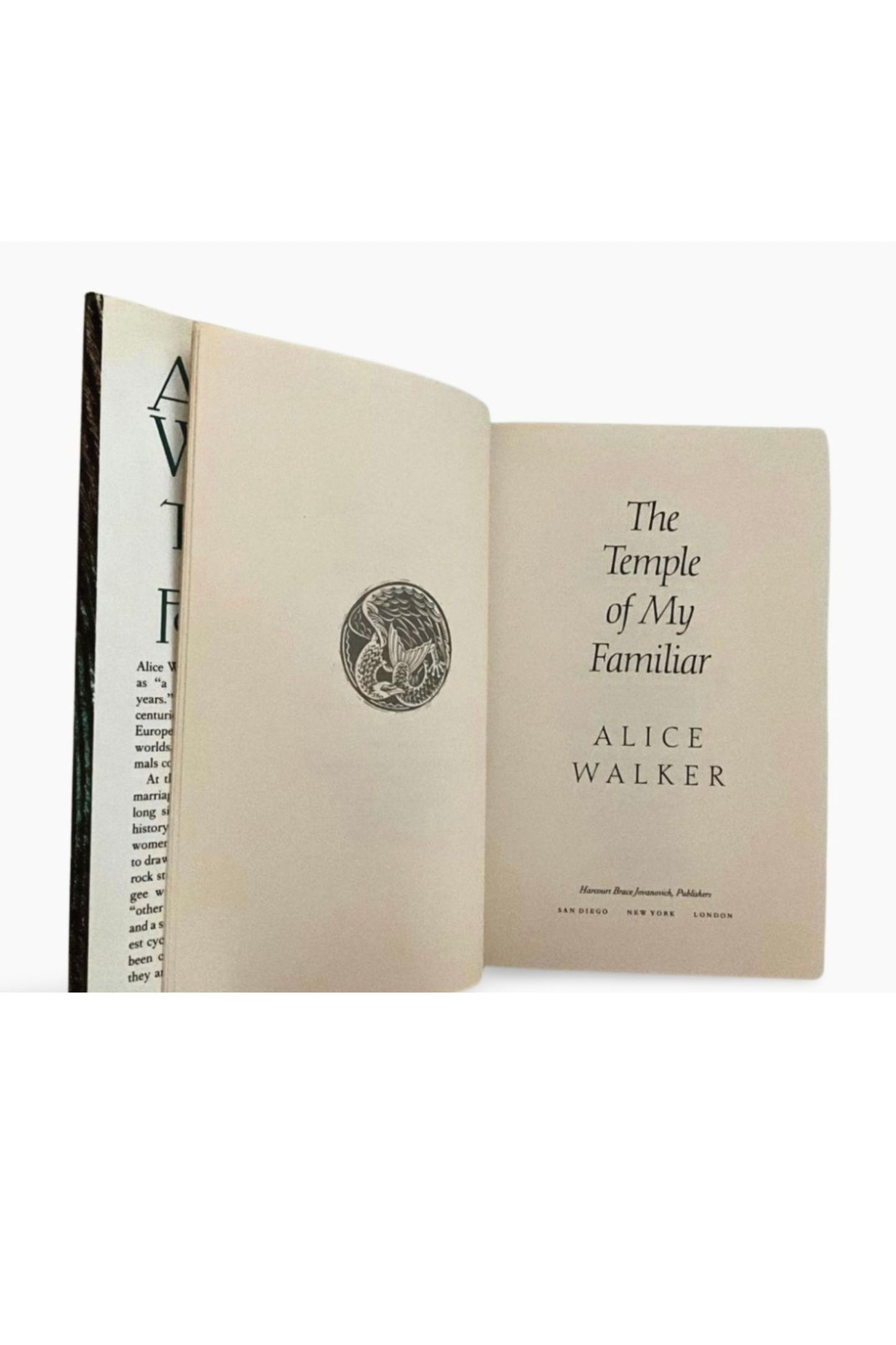 The Temple of My Familiar by Alice Walker - 1st Edition, 1st Printing, HCDJ, Very Good