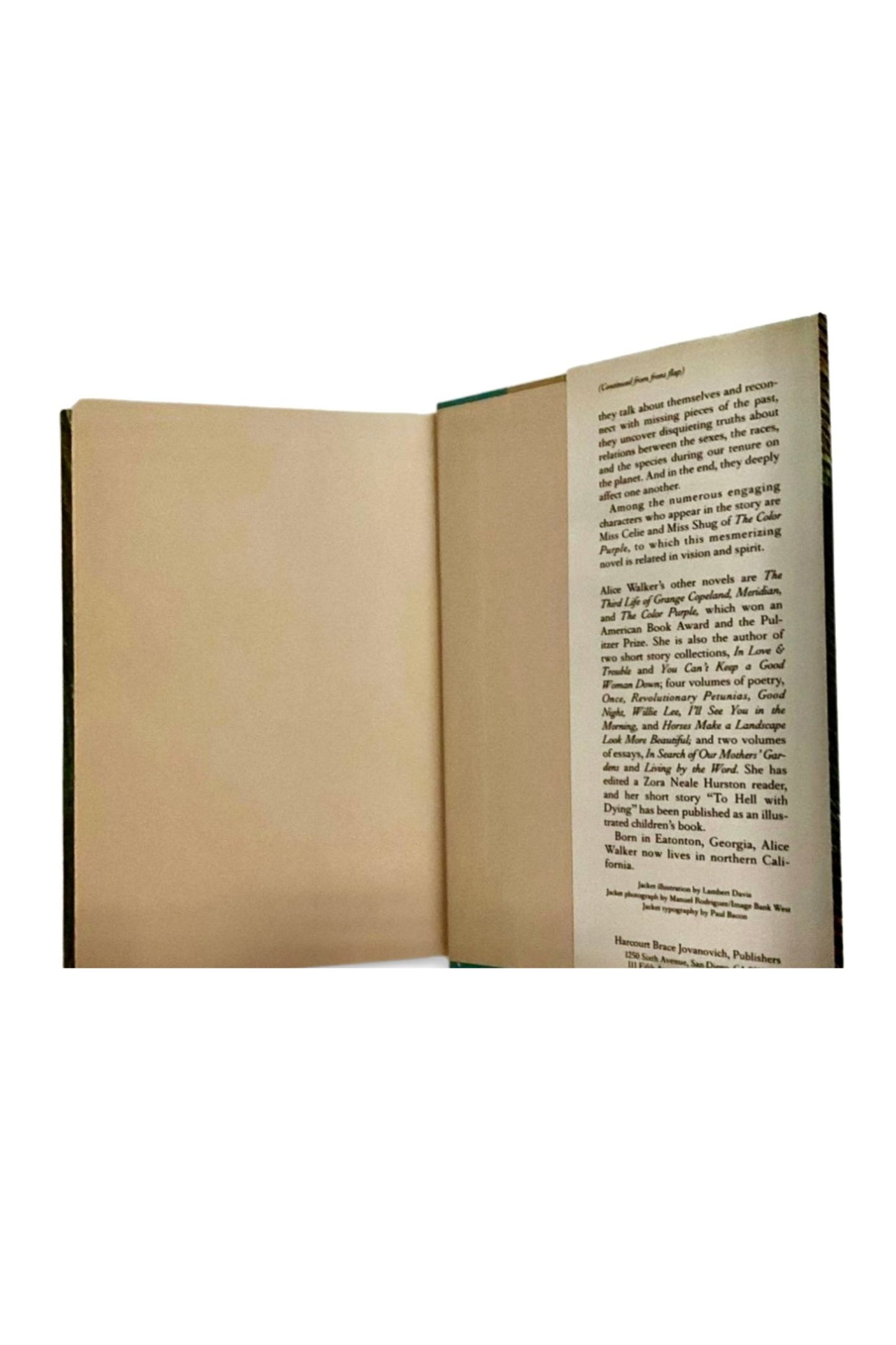 The Temple of My Familiar by Alice Walker - 1st Edition, 1st Printing, HCDJ, Very Good