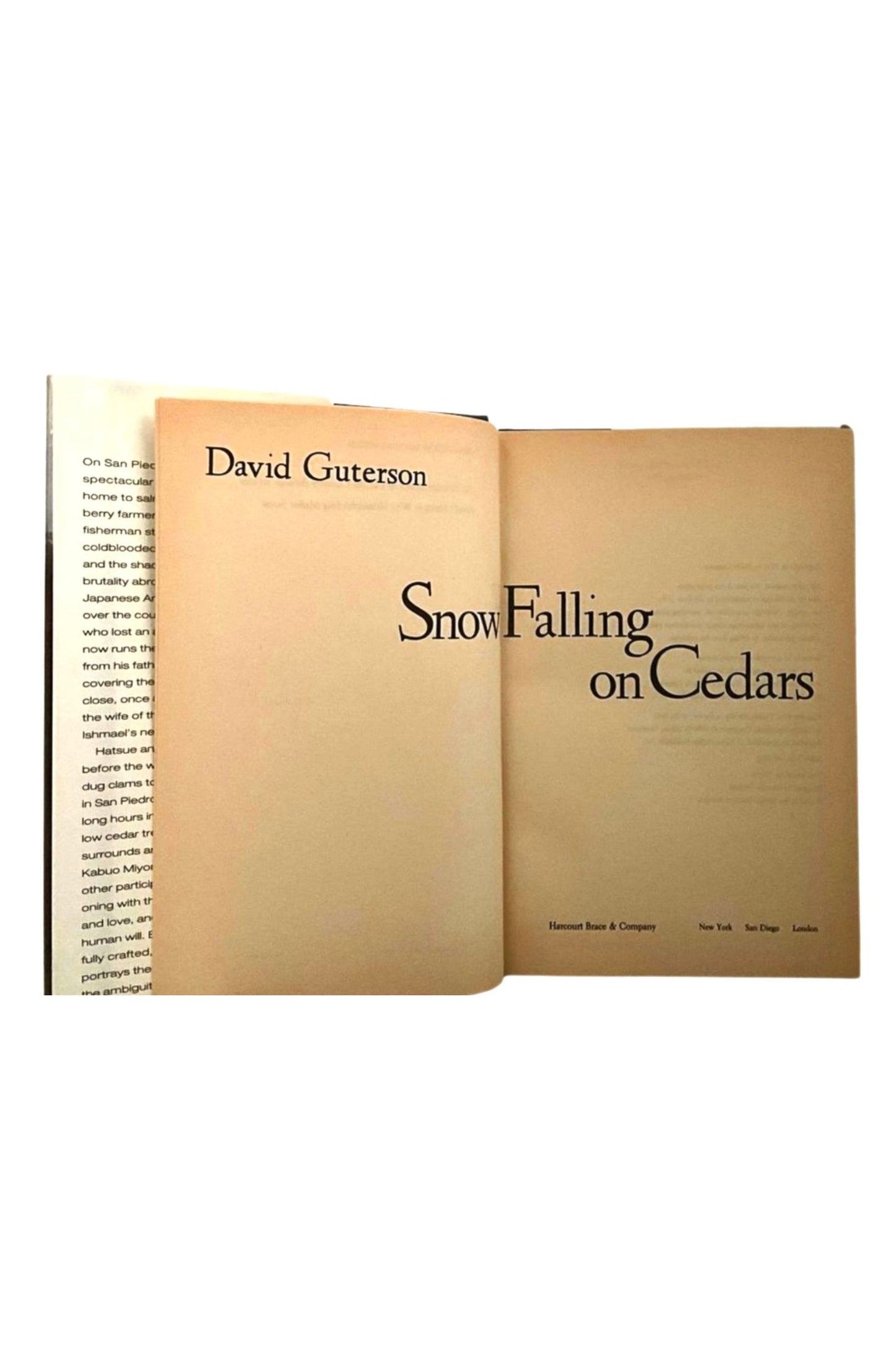 Snow Falling on Cedars (1994 HCDJ)