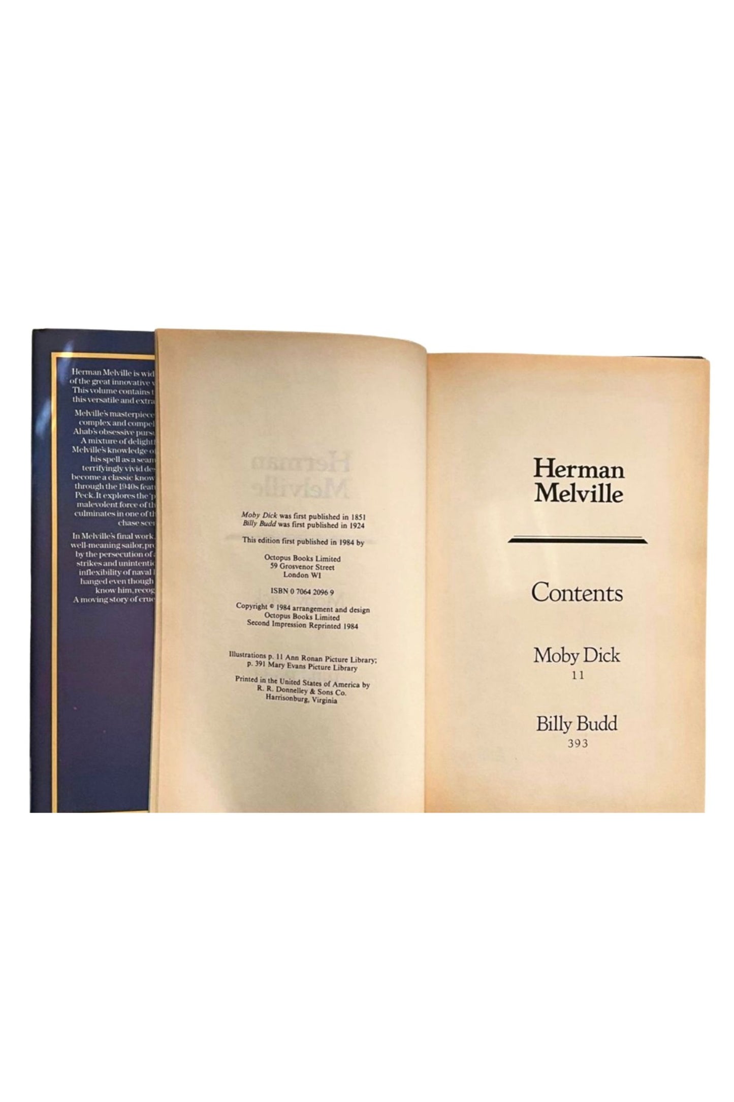 MobyDick/Billy Budd by Herman Melville (1984 HCDJ)