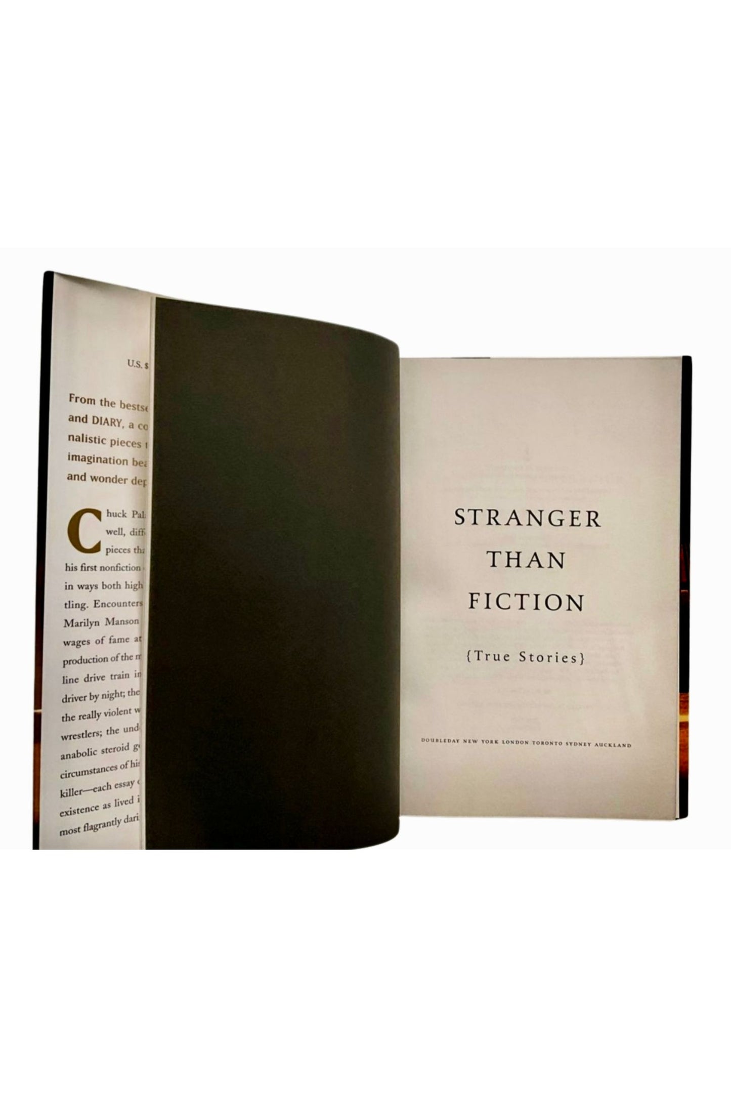 Stranger Than Fiction: true stories by Chuck Palahniuk (2004 First Edition, First Printing HC,DJ)