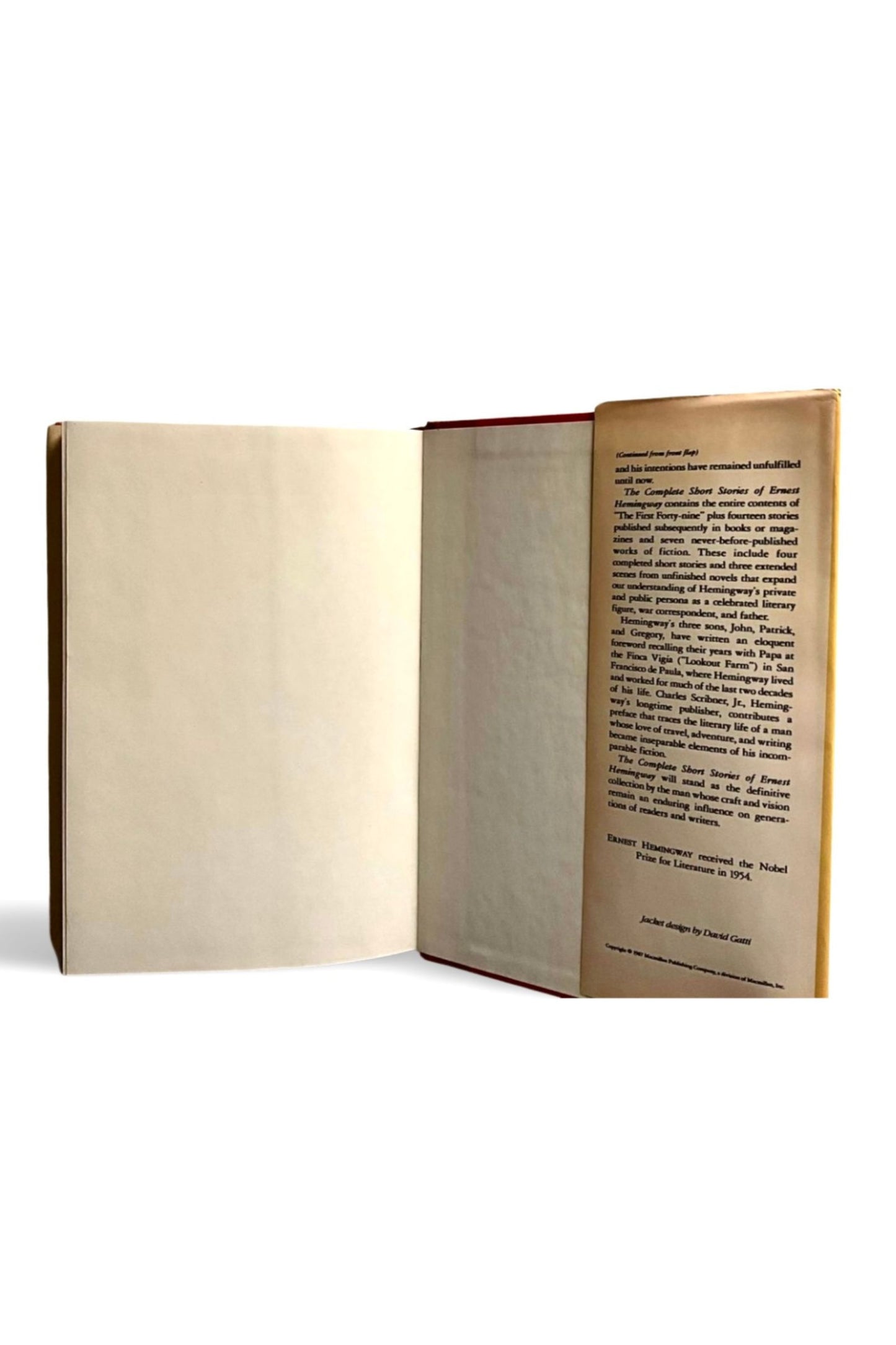 The Complete Short Stories of Ernest Hemingway 1987 BOCM (The Finca Vigia Edition)