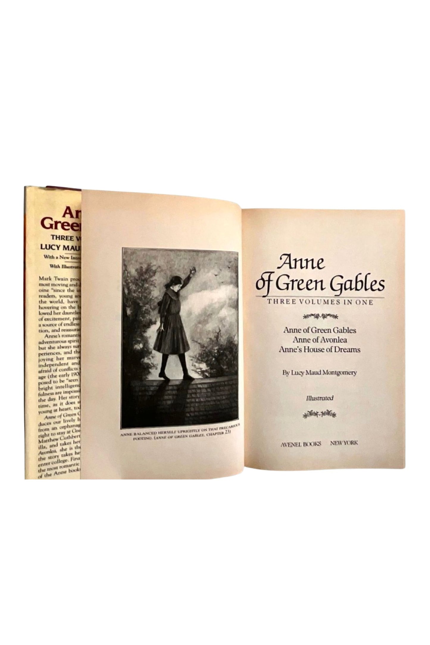 Anne of Green Gables - 3 Volumes in One by L.M. Montgomery (19 86 Avenel Books)