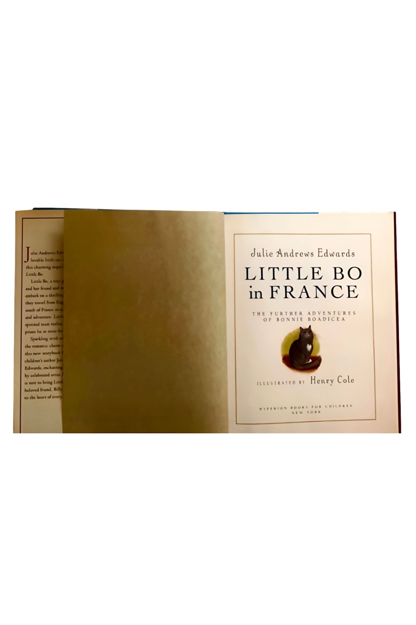 Little Bo in France by Julie Andrews (2002 First Edition HCDJ) l