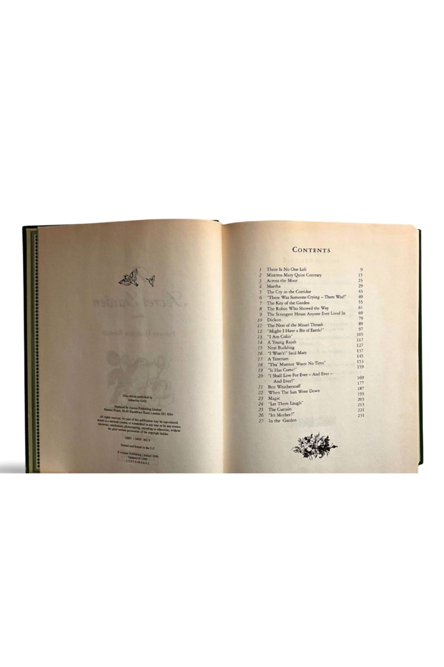 The Secret Garden/A Little Princess by Frances Hodgson Burnett (1999, Anness Publishing Limited) -Illustrated by Jan Burridge