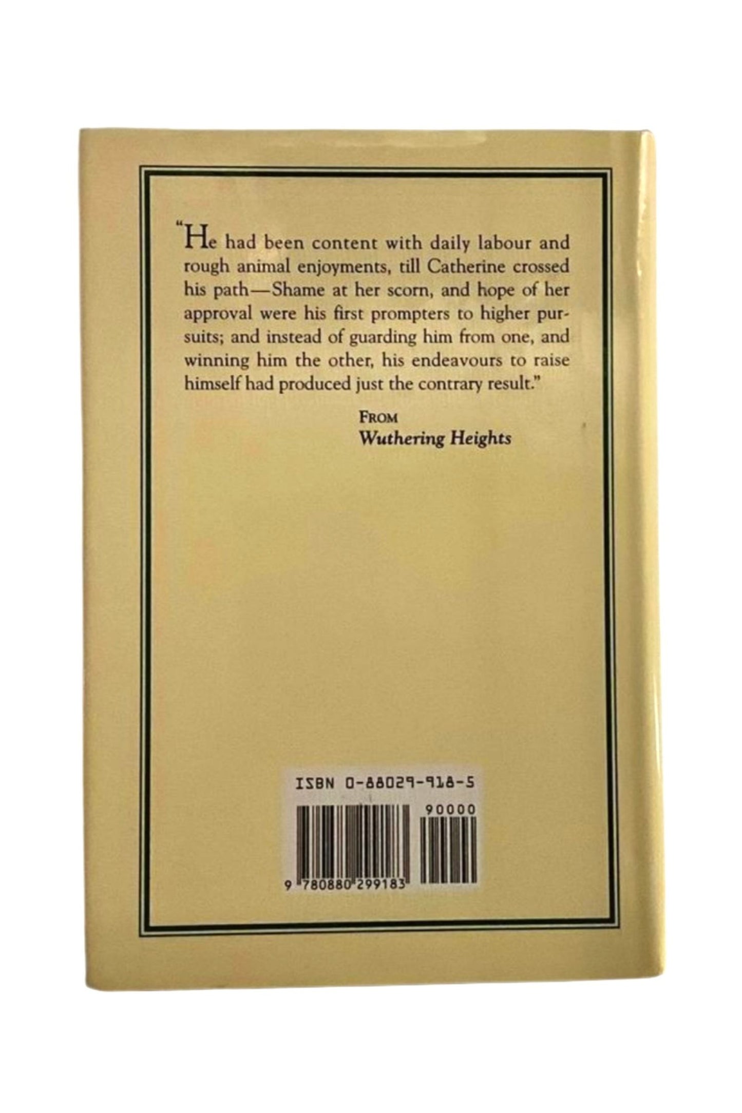 Wuthering Heights by Emily Brontë (1993 Barnes & Noble).