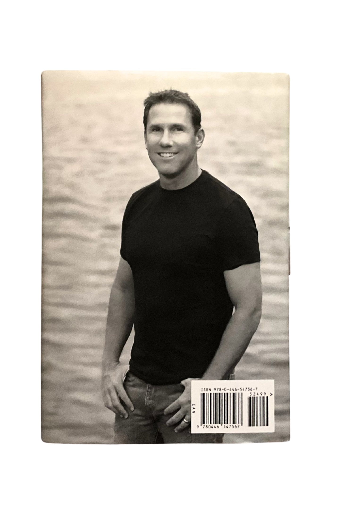 Back cover of The Last Song showing a black and white photo of the author