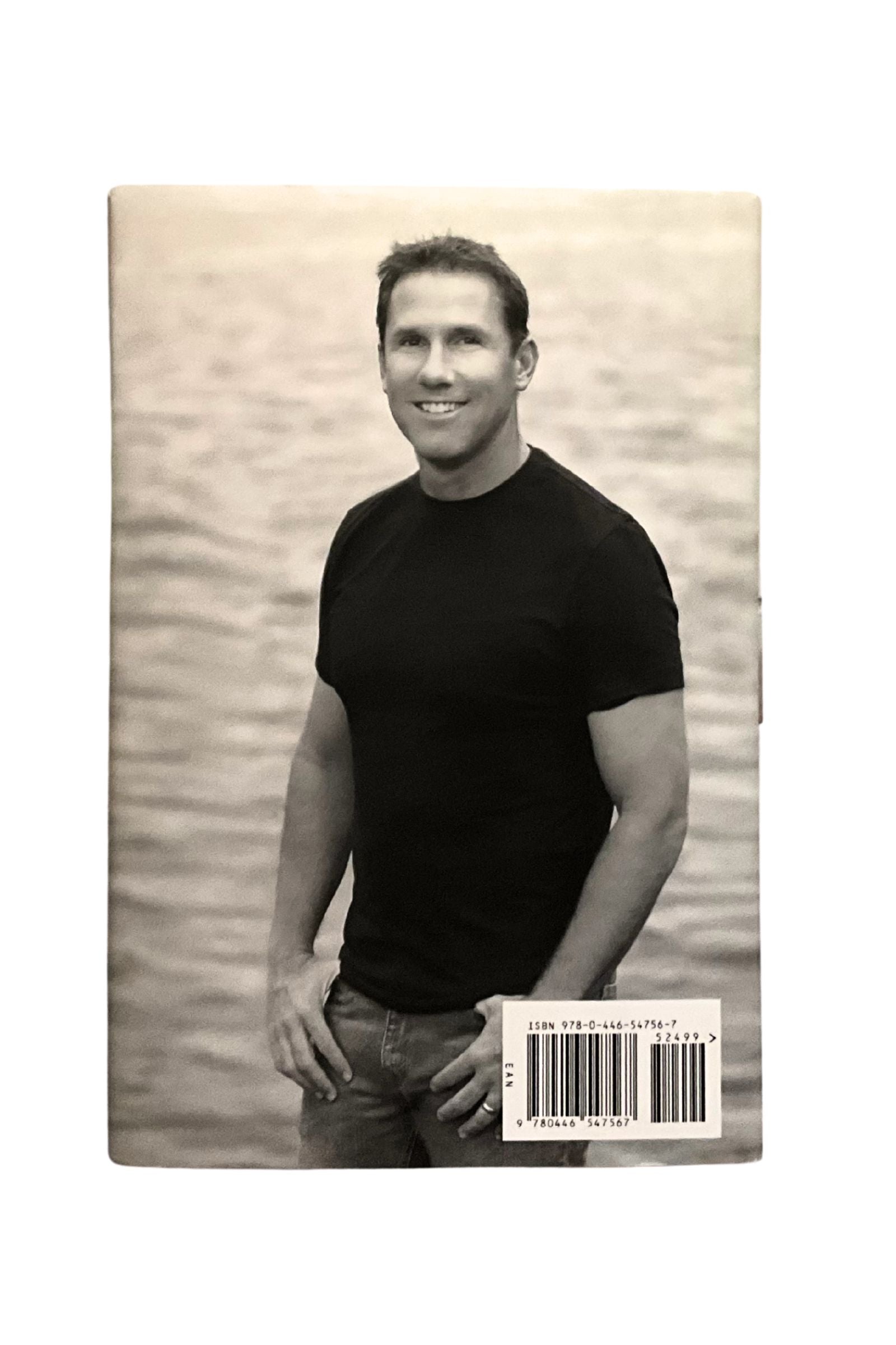 Back cover of The Last Song showing a black and white photo of the author