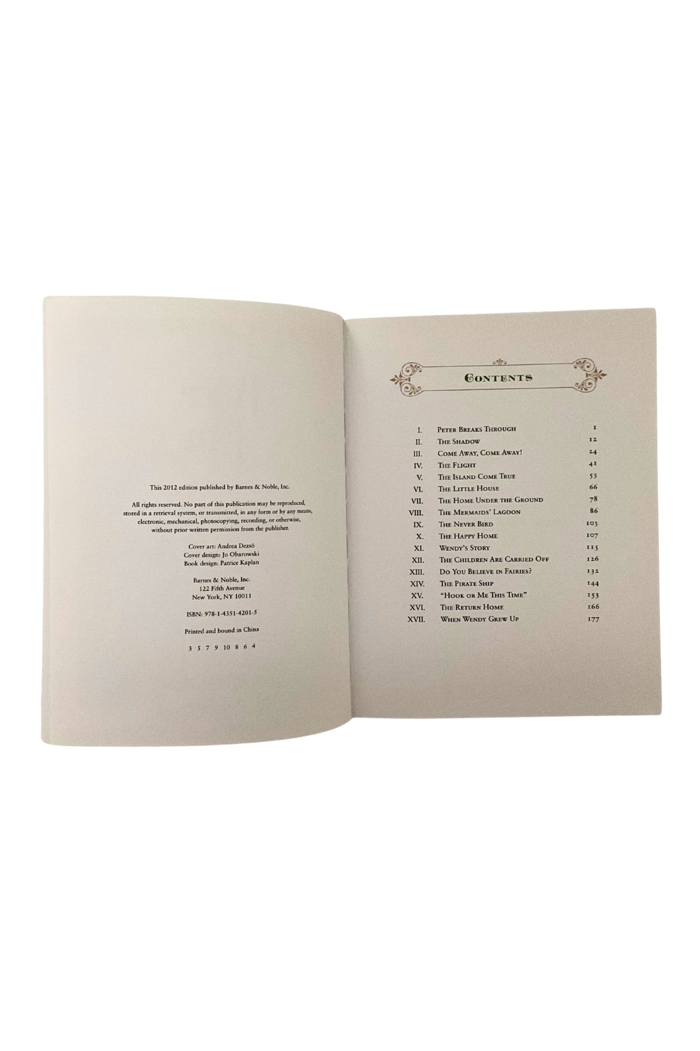 Open book with text on a white background