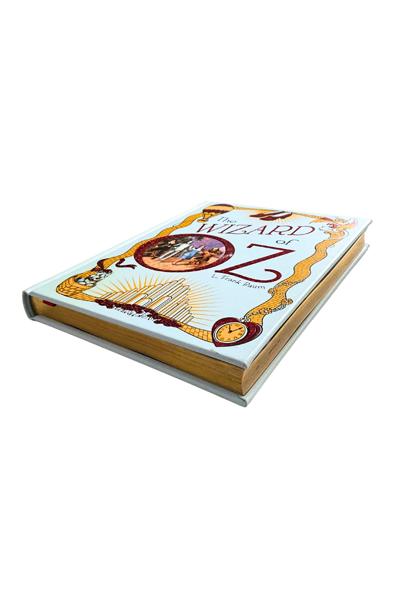 Book titled 'The Wizard of Oz' on a white background