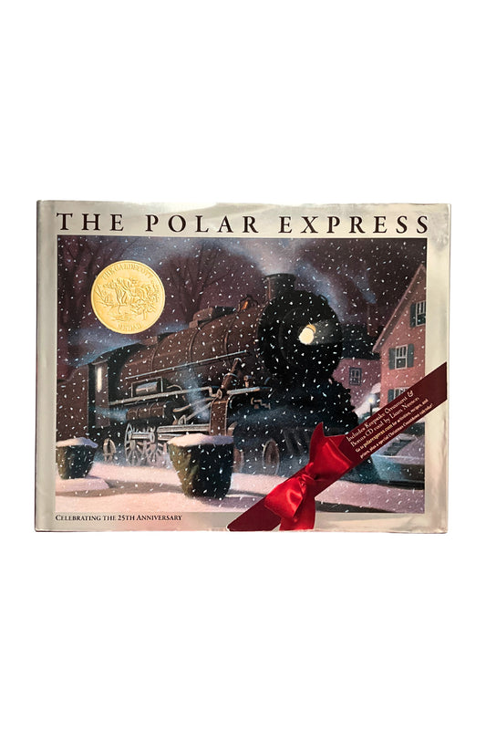 The Polar Express by Chris Van Allsburg – 25th Anniversary HCDJ w/CD, VG