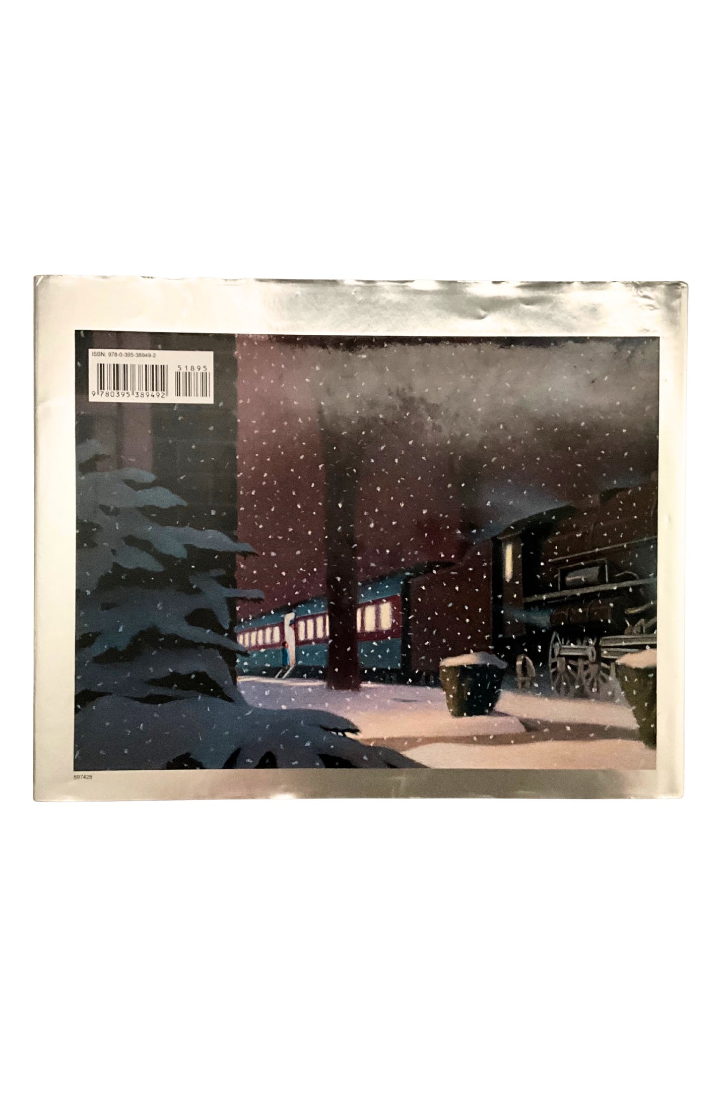 The Polar Express by Chris Van Allsburg – 25th Anniversary HCDJ w/CD, VG