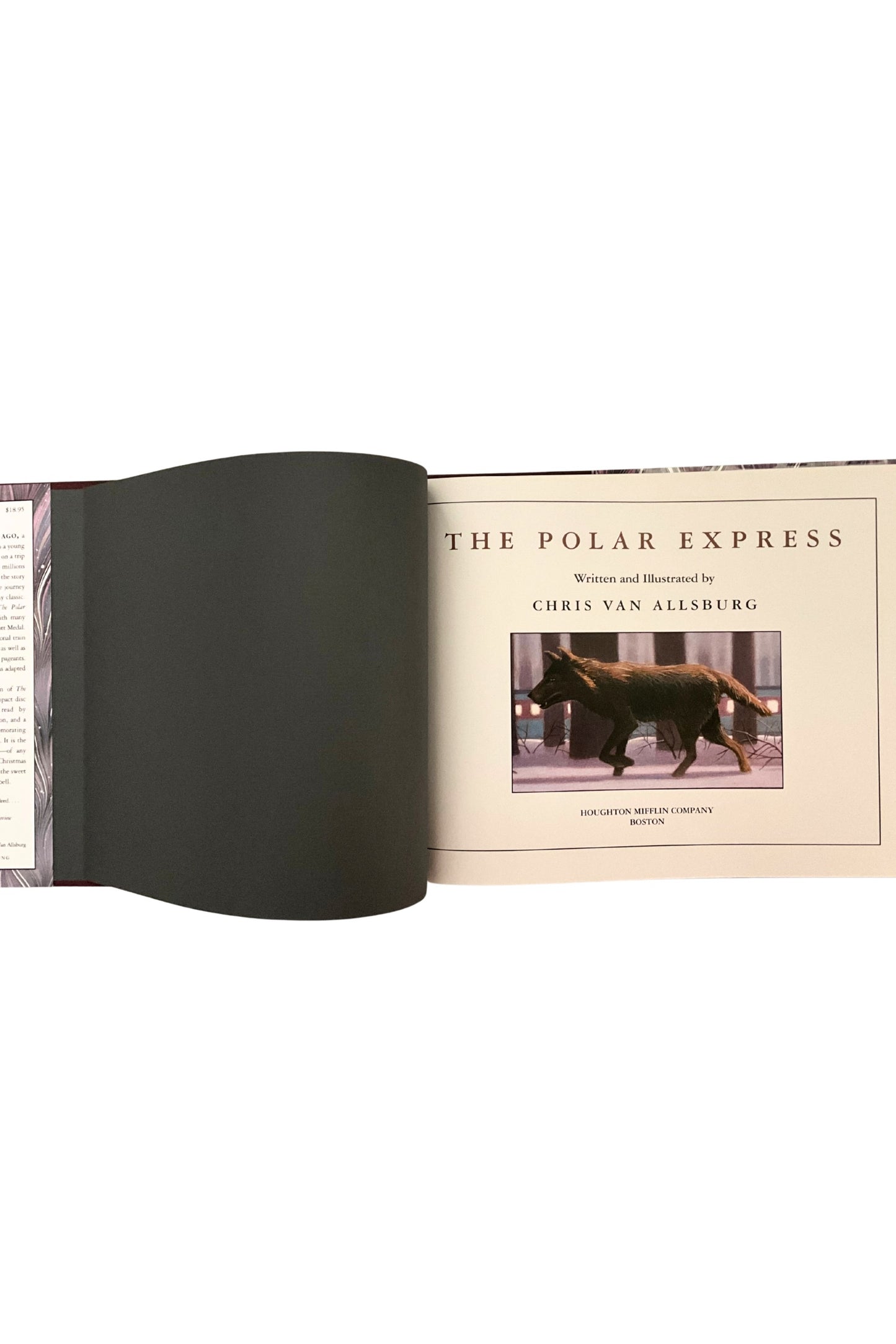 The Polar Express by Chris Van Allsburg – 25th Anniversary HCDJ w/CD, VG