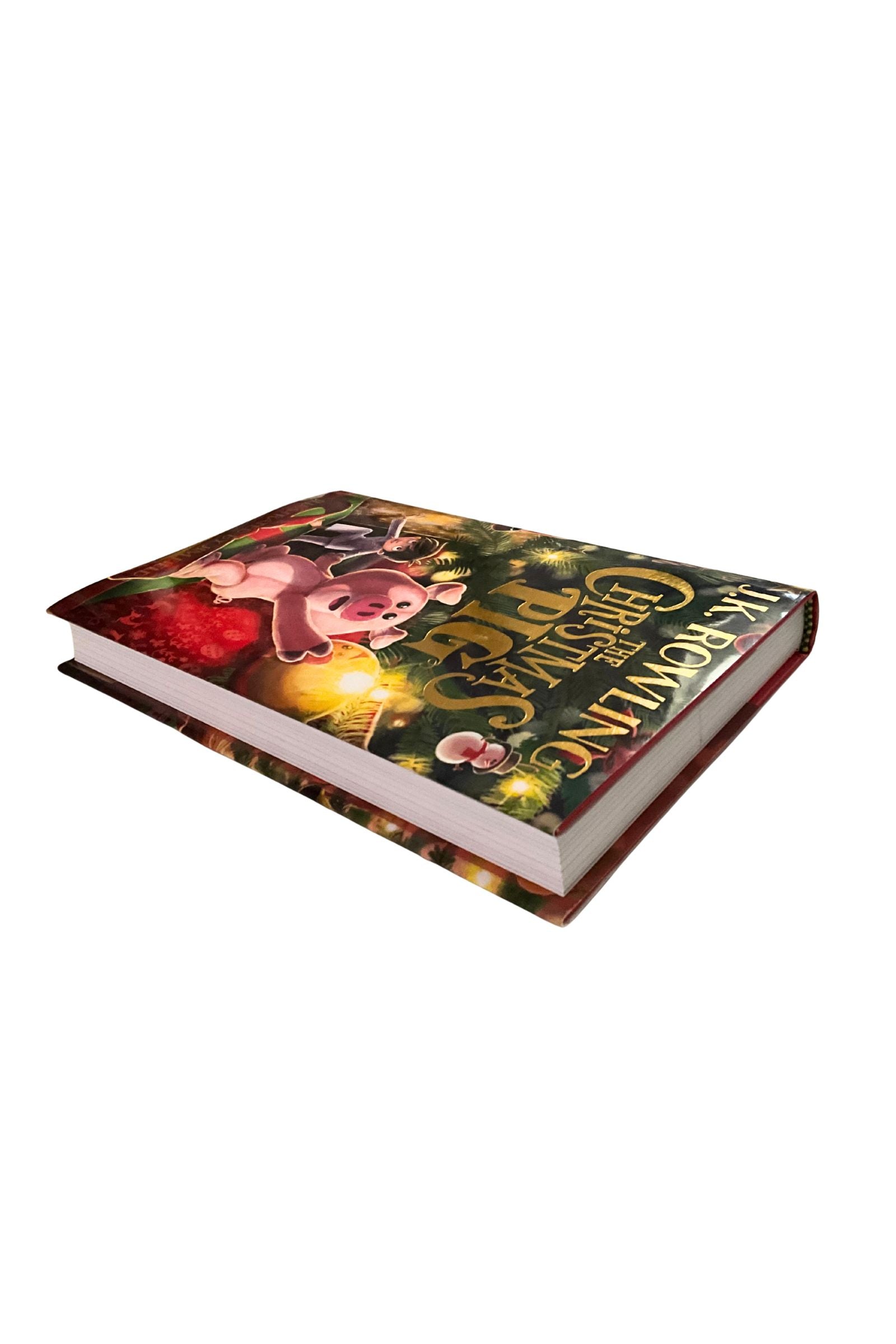 Decorative book with a Christmas design on a white background