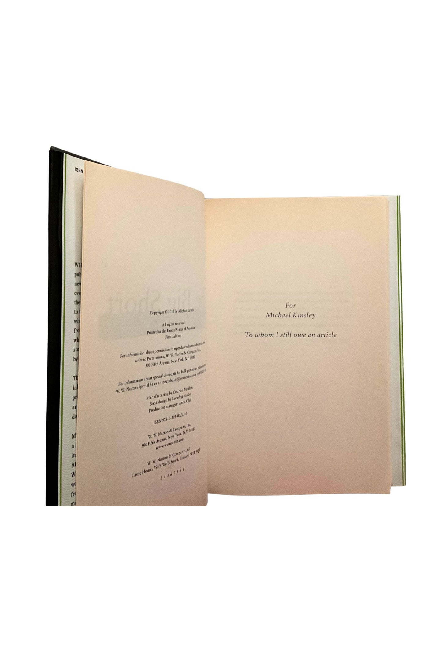 Open book with text on a white background