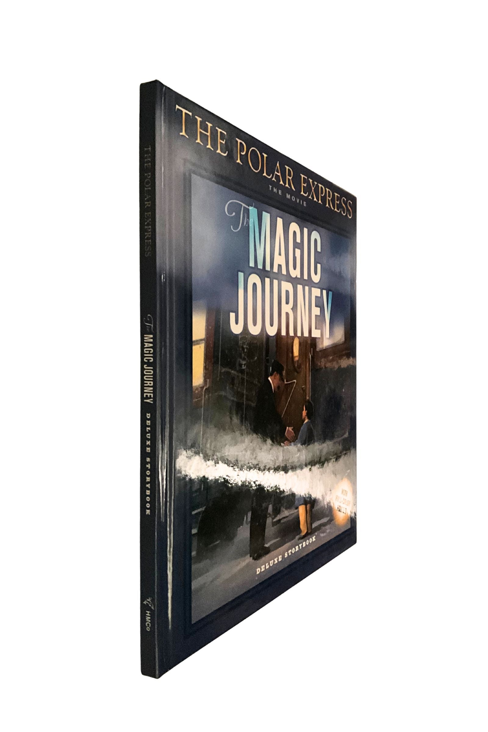 Book titled 'The Polar Express: The Magic Journey' on a white background