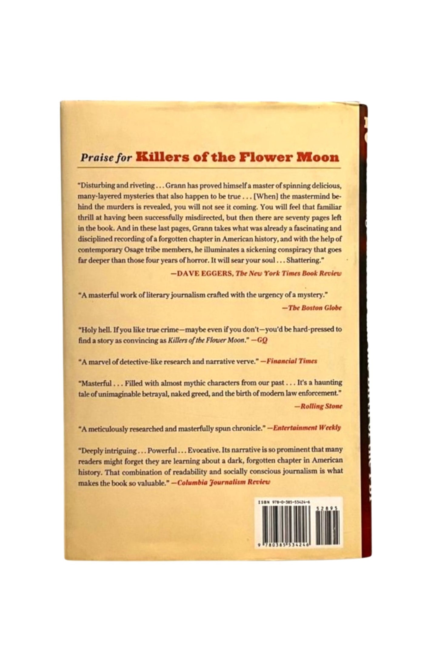 Killers of the Flower Moon, 2017 First Edition HCDJ