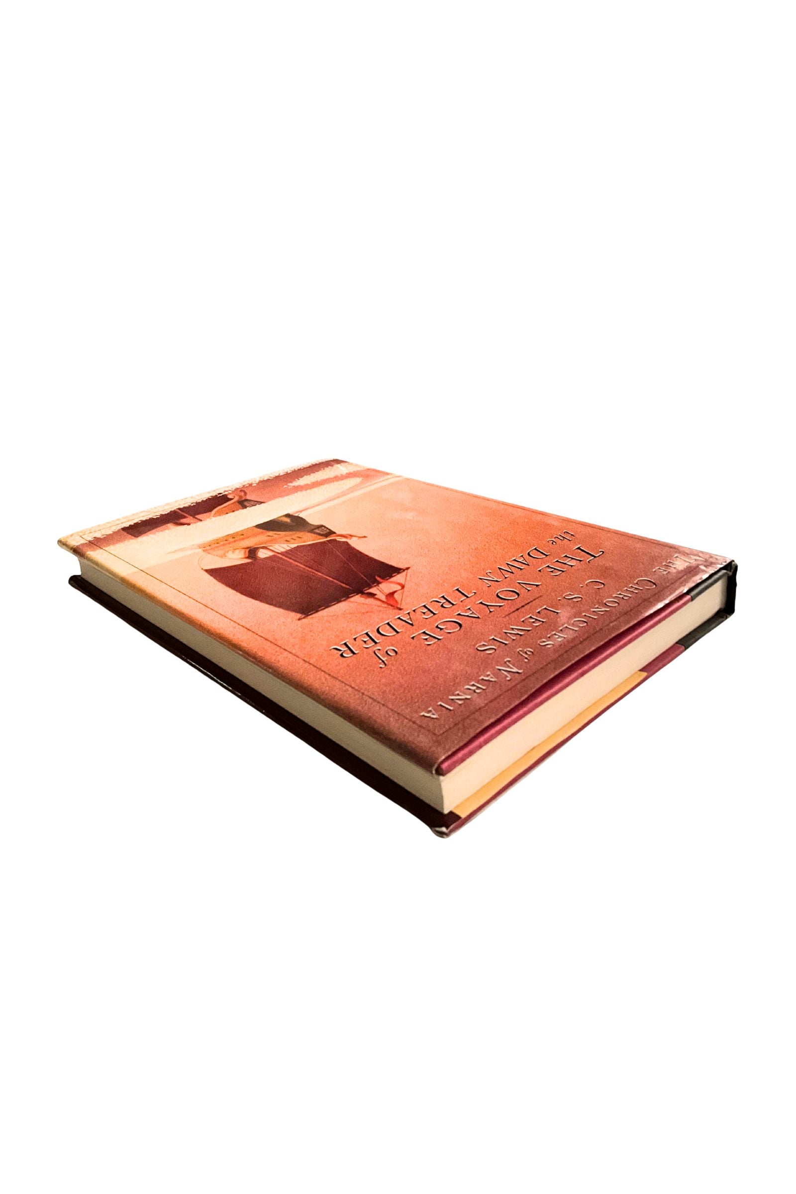 Book with a ship on water cover design,  on a white background