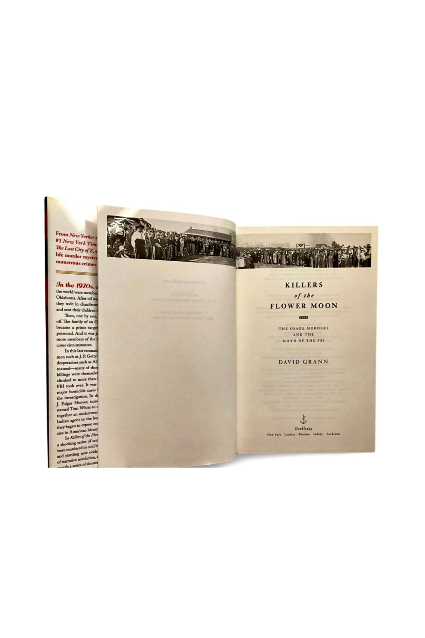 Killers of the Flower Moon, 2017 First Edition HCDJ